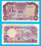 Uganda (p#3) 20 Shillings 1966 &#039;1966 Series&#039; serie: A/24 463871
