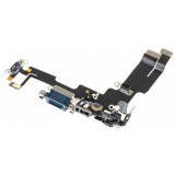 Cumpara ieftin Banda cu Conector Incarcare - Microfon Apple iPhone 14, Bleumarin