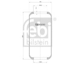 FEBI BILSTEIN 45090 Burduf, suspensie pneumatica