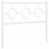 Cumpara ieftin Tablie de pat de schimb metalica, alb, 100 cm