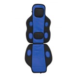 Husa Scaun Auto 4Cars Race Albastru/Negru - Prindere Elastica, Accesorii Auto