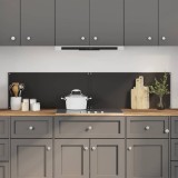 Cumpara ieftin Panou de bucatarie 2 buc. Negru 90 x 40 cm sticla securizata
