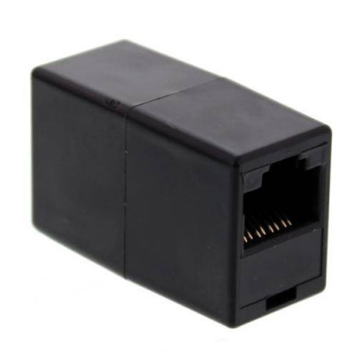 Cupla modulara RJ45 8P8C negru Well foto