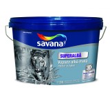 Vopsea Superlavabila Savana , superalba, pentru interior. 3D activ, cu latex. Finisaj ultra-mat