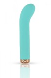Vibrator Crazy Love 10 Moduri Vibratii Puternice USB Silicon Turcoaz 16.5 cm Mokko Toys