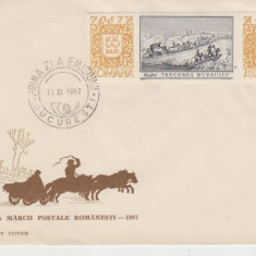 FDCR - Ziua marcii postale romanesti - LP664 - an 1967