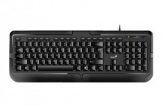 Tastatura Genius KB-118 cu fir, negru foto