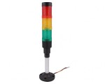 Coloană de Semnalizare LED Roşu-Galben-Verde 24V