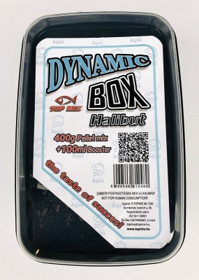 Top Mix - Pelete pentru momit Dynamic Pellet Box - Halibut 400g+100ml aroma foto