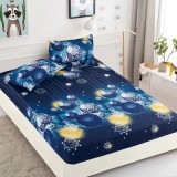 Cumpara ieftin Husa de Pat Craciun + 2 Fete de Perna din Finet - JO617