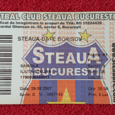 Bilet meci fotbal STEAUA BUCURESTI - BATE BORISOV(Champions League 29.08.2007)