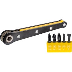 Set biti cu clichet 6 piese Top Master Pro pentru insurubare precisa