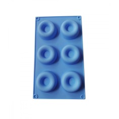 Forma din silicon pentru prajituri in forma rotunda, 6 cavitati, 103COF