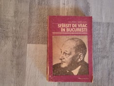 Sfarsit de veac in Bucuresti de Ion Marin Sadoveanu