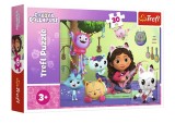 Puzzle Trefl Gabby's Dollhouse, 30 piese, Lean 24673