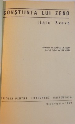CONSTIINTA LUI ZENO, 1967 foto