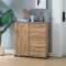 Dulap pantofi, en.casa, PXFF-3565 Dobritz, 84 x 80 x 28 cm, pal, stejar, cu 1 usa si 4 sertare HausGarden Leisure