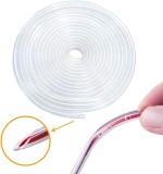 Banda Protectie Usa Auto Transparenta 5m, Cauciuc/Plastic - Margine Portiera, Antizgarieturi