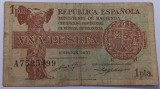 Spania , 1 Peseta 1937