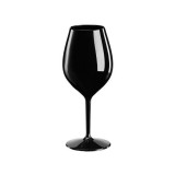 Pahar pentru vin din Tritan negru, reutilizabil, capacitate 510 ml, 1 buc, Mank
