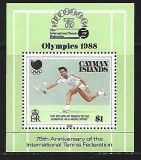 Insulele Cayman 1988 - Jocurile Olimpice, sport, tenis, colita neuzata