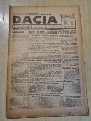 Dacia 17 ianuarie 1944-turcia va intra in razboi,stiri de pe front,l.rebreanu foto