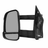 Oglinda exterioara Citroen Jumper, Fiat Ducato (250), Peugeot Boxer, 09.2006-prezent, Stanga, Crom, manuala, Fara incalzire, carcasa neagra, Convex,