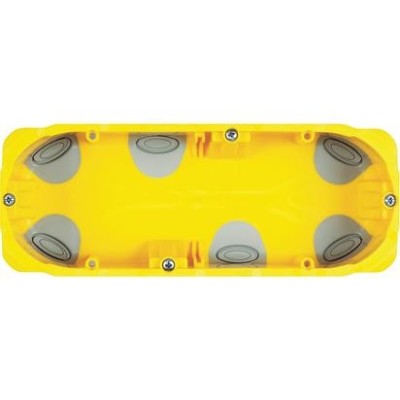 Doza gips carton Bticino PB506N, incastrata, modulara, 6 module, 183 x 71 x 52 mm foto