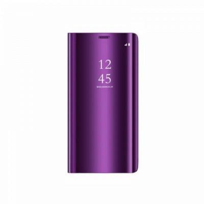 Husa Samsung Galaxy S9 Flip Cover Oglinda Mov foto