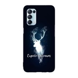 Husa compatibila cu Oppo A72, Viceversa, model Expecto Patronum, Silicon, TPU, Transparent, Carcasa