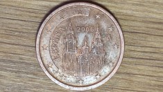 Spania -moneda de colectie- 2 euro cent 2006 - Cathedrala Santiago de Compostela