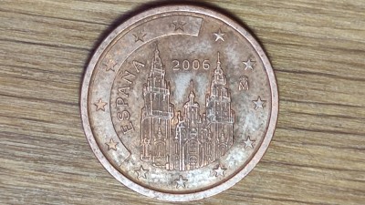 Spania -moneda de colectie- 2 euro cent 2006 - Cathedrala Santiago de Compostela foto