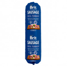 Brit Premium, Curcan, salam hrană umedă conținut redus cereale câini, 800g