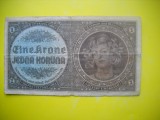 HOPCT CEHIA SI MORAVIA 1 KRONE / COROANA 1938 OCUPATIE MILITARA GERMANA WW II