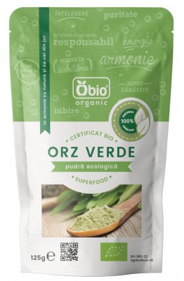 Orz verde pulbere eco 125g Obio foto