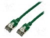 Cablu patch cord, Cat 6a, lungime 0.3m, U/FTP, LOGILINK - CQ9015S