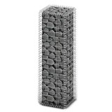 vidaXL Coș gabion cu capace, s&acirc;rmă galvanizată, 100 x 30 x 30 cm