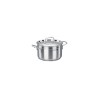 Oala cu capac din inox, 28X14cm 8.5litri, compatibila cu toate tipurile de aragaz, Korkmaz