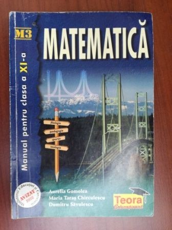 Matematica manual pentru clasa a XI-a
