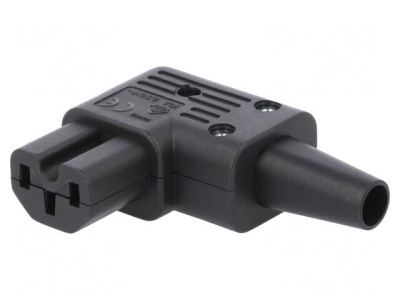 Conector Alimentare AC Mufă Mamă 10A 250V IEC 60320 10mm foto