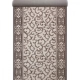 Cumpara ieftin Traversa Festonata Surfilata, Tip Iuta, Model Natura 1918-19, Tesatura Plata, Latime 0.6m, Marime 60 x 300 cm, Crem, Maro, Antialergic, Polipropilena,