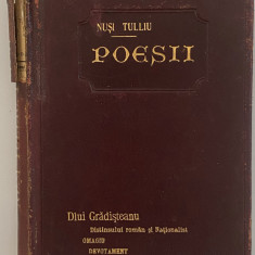 Nusi Tulliu - Poesii - carte veche - dedicatie Gradisteanu 1907 aroman macedo