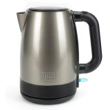Fierbator apa Black+Decker BXKE2201E, 2200W, 1.7L, Inox, Oprire automata, Baza rotativa 360&deg;, Filtru detasabil