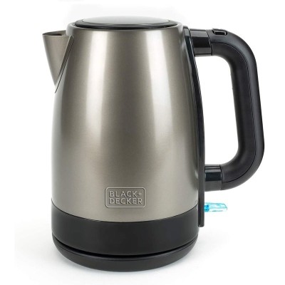 Fierbator de apa din inox BXKE2201E Black Decker S9580040B, 2200 W, 1.7 litri foto