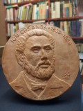 AMS - PLACHETA ION CREANGA A SESIUNII DE COMUNICARI DE LA LICEUL PEDAGOGIC DIN ODORHEI, 1989, CERAMICA