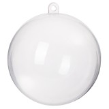 Cumpara ieftin Decoratiune tip glob, acrilic, 6 cm, transparent