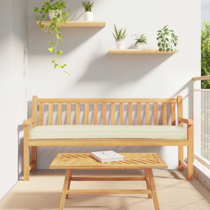 vidaXL Set de perne pentru palet 2 pcs Crem 200 x 40 x 8 cm