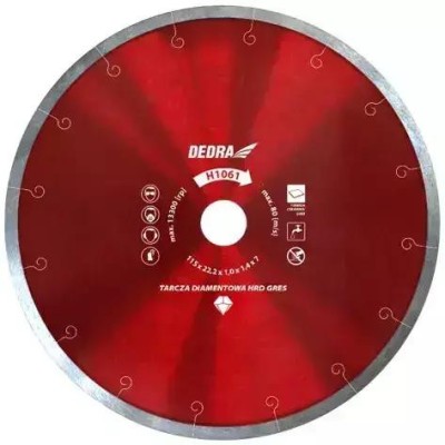 Disc diamantat pentru taierea placi ceramice dure 110x22,2mm foto