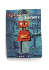 Puzzle magnetic cu roboti foto