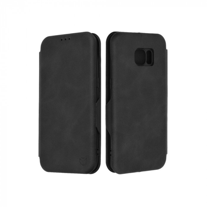 Husa pentru Samsung Galaxy S7 Techsuit Safe Wallet Plus, Negru